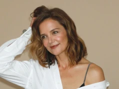 Katie Holmes zachwyciła w Nowym Jorku. Suknia od Magdy Butrym skradła show