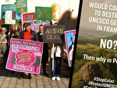 Au revoir, Colas! Wielki protest w obronie Geoparku UNESCO Kraina Wygasłych Wulkanów