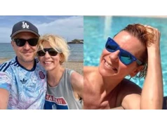 Uradowana Anita Werner pluska się w basenie na wakacjach z ukochanym (FOTO)