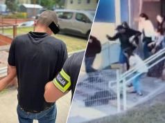 Z absurdalnego powodu kopnął 55-latkę w głowę. Policja pokazała nagranie