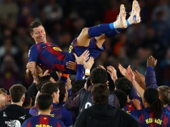 Tak Barcelona nazwała Lewandowskiego i Szczęsnego. Lepiej się nie da