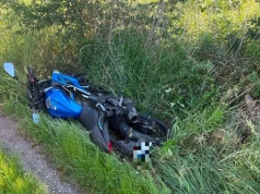 Ucieczka ulicami Legnicy, kradziony motocykl i policyjny pościg zakończony w zaroślach