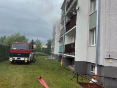 Pożar bloku w Konstantynowie Łódzkim. Ewakuowano 35 osób