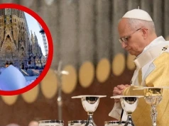 Papież Leon XIV pobłogosławił Wieżę Chrystusa w Barcelonie