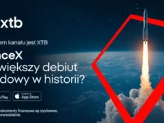 SpaceX debiutuje na giełdzie. Sektor kosmiczny w zasięgu ręki dzięki aplikacji XTB