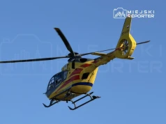 18-latek wywrócił się na elektrycznej hulajnodze. Był reanimowany. W akcji śmigłowiec LPR
