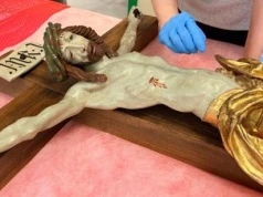XIX-wieczny krucyfiks po latach wrócił z Niemiec do Muzeum Zamkowego w Malborku