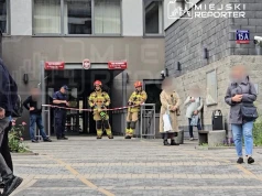 Nieznana paczka przyszła do Sądu na Pradze-Południe. W akcji 9 zastępów straży pożarnej