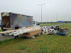 Dostawczak ważył ponad 6 ton. Inspektorzy zatrzymali skrajnie przeładowany pojazd na S19
