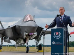 Ceremonia przyjęcia samolotów F-35A Husarz do służby w Wojsku Polskim