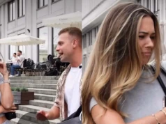 Sandra Kubicka naprawdę rozebrała się na środku ulicy. Jest wideo