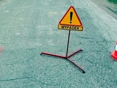 Z ostatniej chwili! Wypadek pod Ciechanowem. Droga jest zablokowana, trwają działania służb