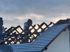 Spłonął prawie nowy dom (ZDJĘCIA)