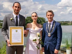 Kamil Grabara i Dominika Robak wzięli ślub w Słupcy