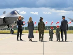 Polska przyjęła pierwsze F-35. Wzruszający moment podczas chrztu maszyn