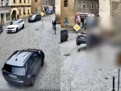 Gigantyczna prędkość. Tak kierowca zabił dziecko z tatą w Bardzie