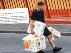 Żyrardów: chłop ukradł prawie 2000 rolek papieru toaletowego