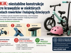 UOKiK: niestabilne konstrukcje i ostre krawędzie w niektórych modelach rowerków i hulajnóg dziecięcych