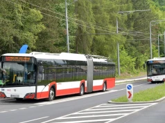 Uście nad Łabą z nową trasą trolejbusową