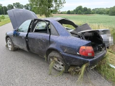 Dwa śmiertelne wypadki. Pijany Ukrainiec zabił pieszego, a pijany 20-latek uderzył w nasyp, zginął pasażer