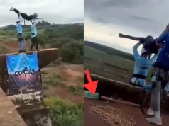 "Chłopaki, lina!" - słychać na nagraniu. Tragiczna śmierć podczas skoku na bungee.