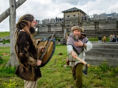 Piknik archeologiczny w Tumie koło Łęczycy. Rycerze, łucznicy i średniowieczne pokazy