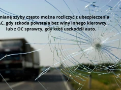 Wymiana szyby z ubezpieczenia krok po kroku — AC i OC sprawcy
