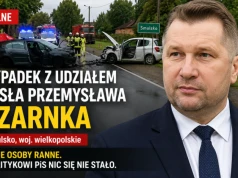 Wypadek samochodowy z udziałem posła Przemysława Czarnka