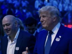 Trump tuż przy klatce UFC. Tak oglądał galę