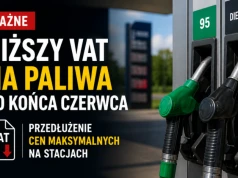 Niższe stawki VAT na niektóre paliwa będą obowiązywać do końca czerwca