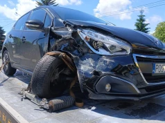 Ukrainiec kupił auto i już jest rozbite