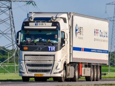 Volvo FH z chińskiej firmy nieopodal polskiej granicy – europejska marka i konfiguracja