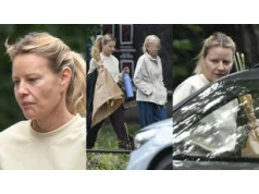 Naturalna Małgorzata Kożuchowska maszeruje z mamą do swojej fury za ponad PÓŁ MILIONA (ZDJĘCIA)