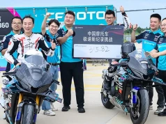 Rekord chińskiego superbike. CFMoto V4 SR-RR pojechało prawie 316 km/h