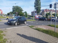 Wypadek na Ku Słońcu. Utrudnienia w ruchu, na miejscu jest kilka służb ratunkowych
