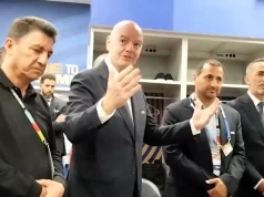Infantino pojawił się w szatni Irańczyków. Jest nagranie