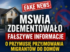 MSWiA zdementowało fałszywe informacje o przyjmowaniu migrantów do polskich domów