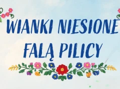 Wianki niesione falą Pilicy