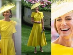 Księżna Kate powraca na Royal Ascot po trzyletniej przerwie. ZACHWYCIŁA w kanarkowej kreacji (ZDJĘCIA)
