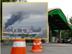 Kłęby czarnego dymu nad Moskwą. Ukraińcy uderzyli w rafinerię