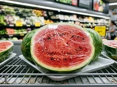 Arbuz pokrojony w folii z marketu - czy jest bezpieczny? Naukowcy i inspekcje sanitarne ostrzegają