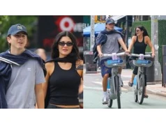 Kylie Jenner przesiadła się z jachtu na rower miejski i wraz z Timothée Chalametem przemierzała ulice Nowego Jorku (FOTO)