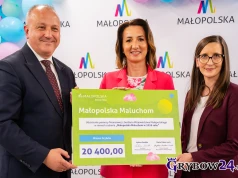 Miasto Grybów z promesą w ramach programu „Małopolska Maluchom”