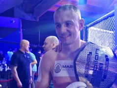 Rafał Dudek obronił pas. Pokonał Anglika na gali w Nowym Sączu