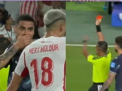 Czerwona kartka za zasłanianie ust. Pierwsza taka decyzja w historii mistrzostw świata FIFA