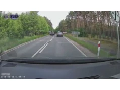 O włos od wypadku. Nagranie mrozi krew w żyłach