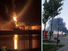 Atak na Krym. Płonie terminal paliwowy w Kerczu