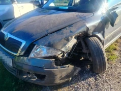 Zasnął za kierownicą na DK17. 11-letni pasażer trafił do szpitala