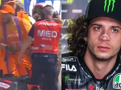 Lider MotoGP, Marco Bezzecchi, przeprasza Marshalla w łzach po agresji, która doprowadziła do dyskwalifikacji