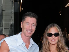 WELL LOOK: Anna i Robert Lewandowscy olśnili w Mediolanie. Transparentna suknia skradła show